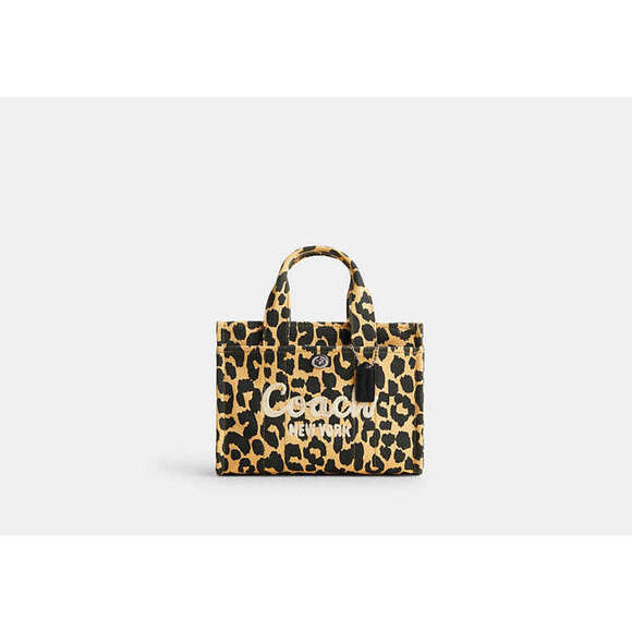 Coach Handbags - Coach Cargo Tote Bag 26 With Leopard Print